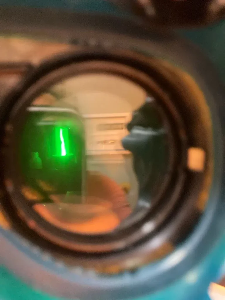 IPRI Testing Lense View of Reactor