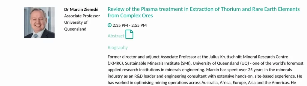 Marcin Ziemski presents IPRI at Critical Minerals Conference 2024